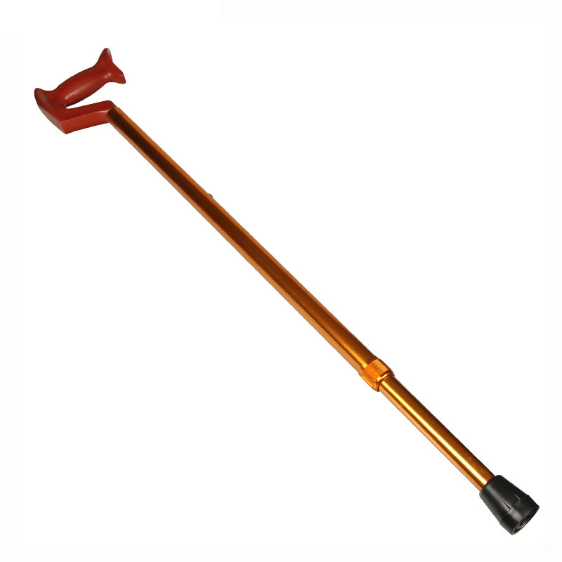 鱼跃拐杖YU820 助行器塑料手柄可调节高度老人手杖 行动不便