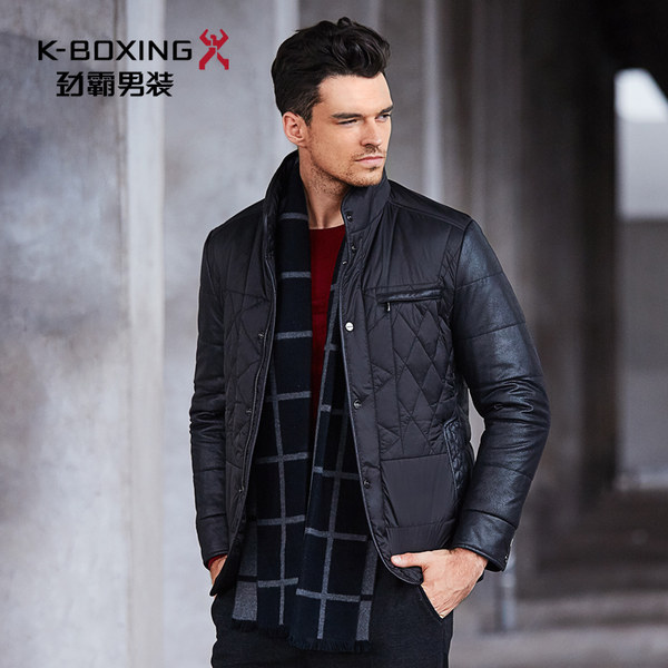 限今天 劲霸 男士立领 茄克 棉服 FMZY4258 优惠券折后￥399包邮（¥ 499-100）多色可选