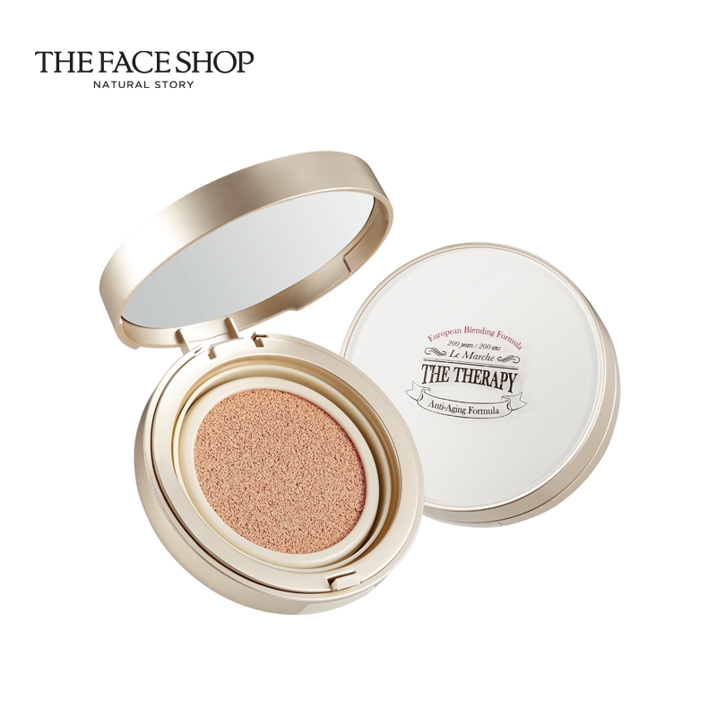 韩国THEFACESHOP/菲诗小铺调理修颜气垫霜SPF50+PA+++改善老化