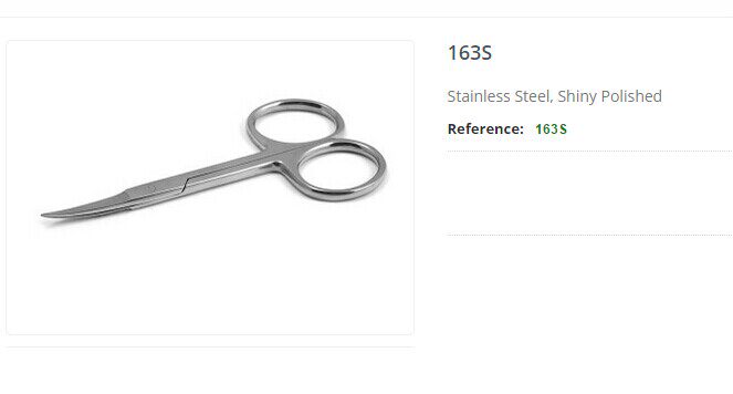Swiss sipel micro-scissors 163S of the size of the