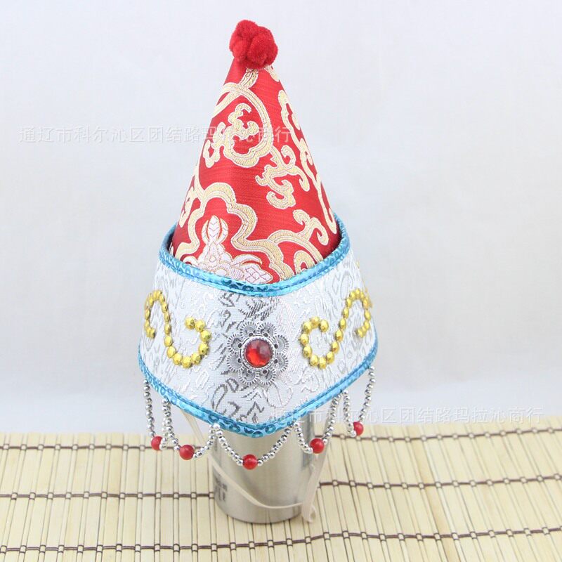 Mongolian Prairie Terrific Top Dance Hat Ethnic Wind Hat Tourism Souvenir Batch Zero and Inner Mongolia Featured
