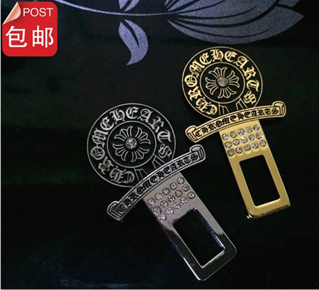 新款克罗心 汽车安全带卡夹 壤钻安全保险带插头插销卡扣卡片MG