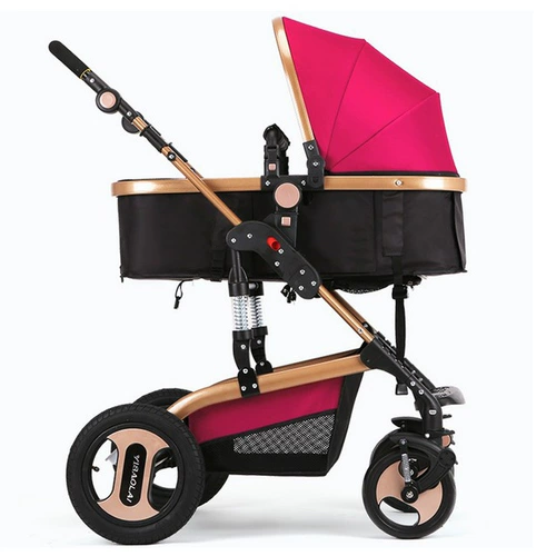 Коляска для близнецов, съёмный самолет с сидением, складная тележка для новорожденных для двоих, можно сидеть и лежать