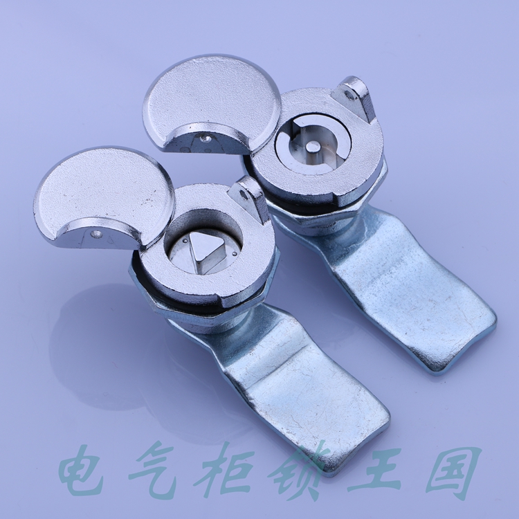 Haitan MS705-3A triangle cylinder lock Waterproof rain lock Distribution cabinet door turn tongue lock Iron cabinet door lock