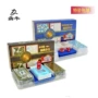 Crystal Mahjong Chơi bài Du lịch Mahjong Mahjong Portable Thẻ Gửi Chips Tiền xu Mini Giấy Mahjong - Các lớp học Mạt chược / Cờ vua / giáo dục co vua go