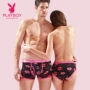 Playboy cotton sexy vài đồ lót đôi môi đỏ in ấn đám cưới vài đồ lót dễ thương bông cá tính sáng tạo shop đồ lót