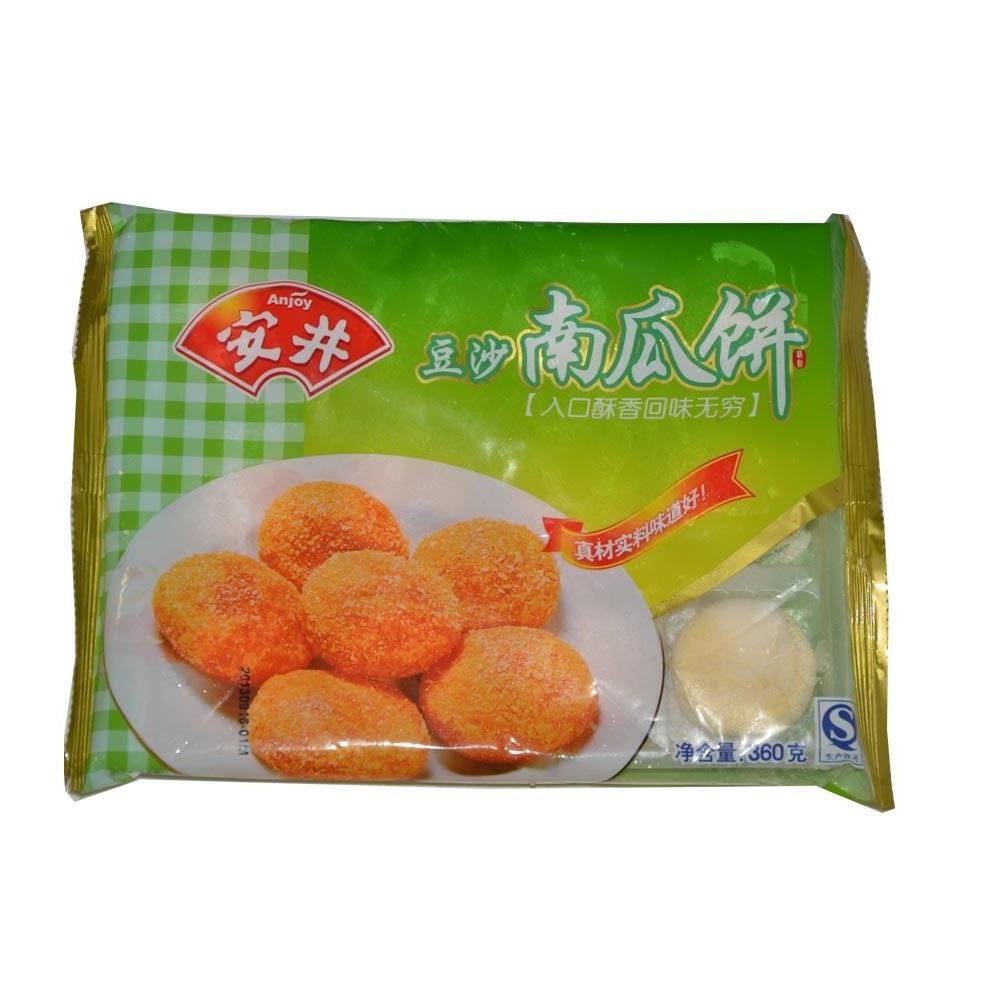 Anjing Pumpkin Pie Semi-finished Product 360 gr * 16 Package Another 320 * 16 Package RMB90  Bean Sand Milk Yellow Choice Taste