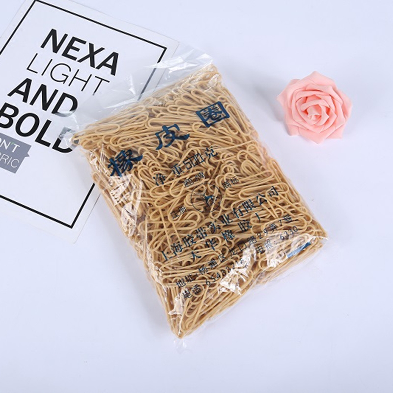 High Temperature Resistant Rubber Band Laboratory Rubber Band Sterilization Rubber Ring Bull Leather Gluten Latex Ring 500 gr Bag