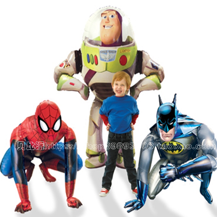American Imports Standing Iron Man Batman Batman Batman Spider-Man Hero Superman Birthday Aluminum Film Ballon