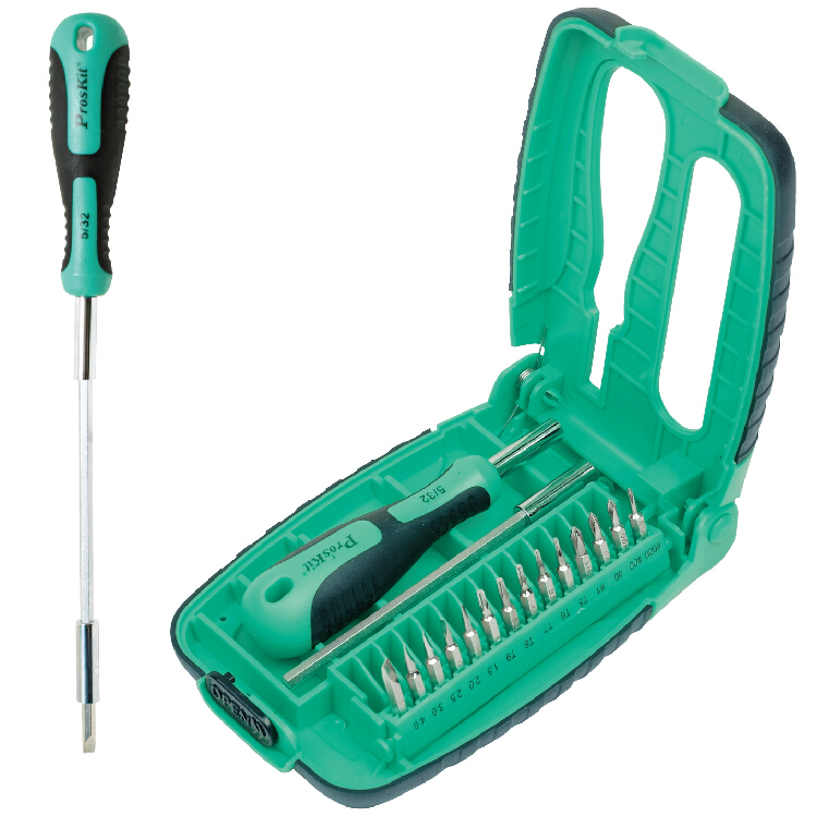 Taiwan's Baoworkers SD-9804 15 Hop 1 Precision screwdriver group with cross-I-shaped head-changing screwdriver