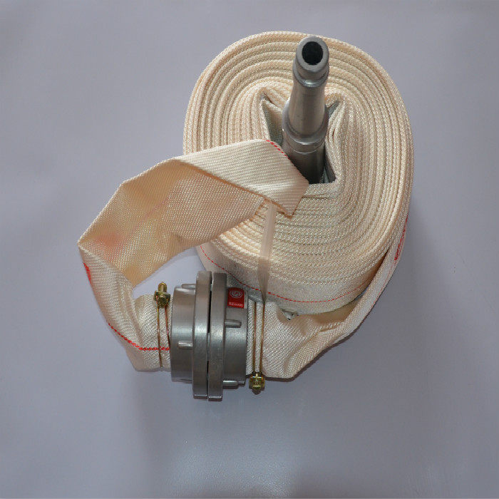 Fire hydrant fire hose 8-65-25 caliber 65mm buckle water pump 25 meters 8 type PVC rubber hose