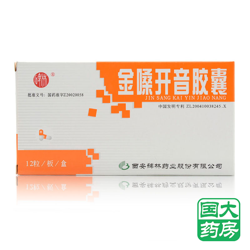 碑林 金嗓开音胶囊 0.4g*12粒/盒