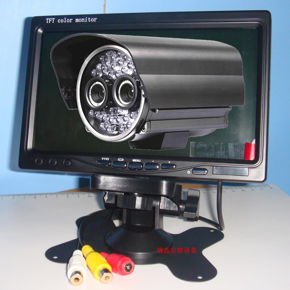 7 inch car home HD display 1024times 600 full viewing angle IPS screen monitor audio and video aviation head