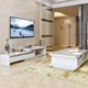 Hiện đại mới đơn giản sơn bàn cà phê kính thiên văn tủ nhỏ căn hộ phòng khách bộ bàn ghế sofa gỗ hiện đại Bộ đồ nội thất