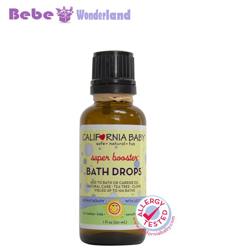 美国原装California Baby加州宝宝增压浴滴液 30ml