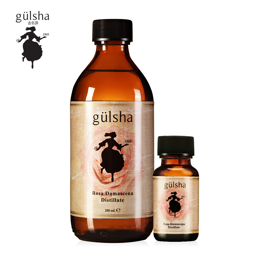Gulsha 古尔莎晨露玫瑰水200ml+30ml 保湿补水舒缓均匀肤色