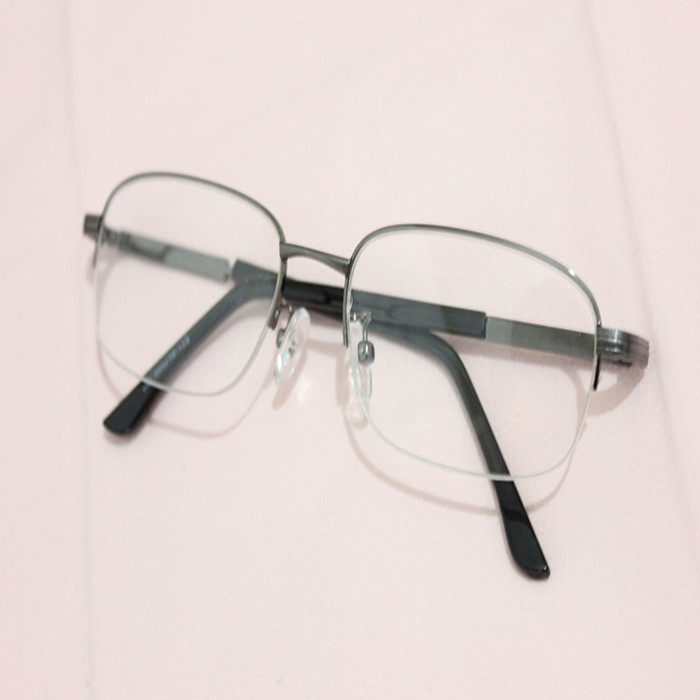 Glasses anti-blue-ray radiation computer glasses half frame glasses flat glasses men and women eye-proof glasses