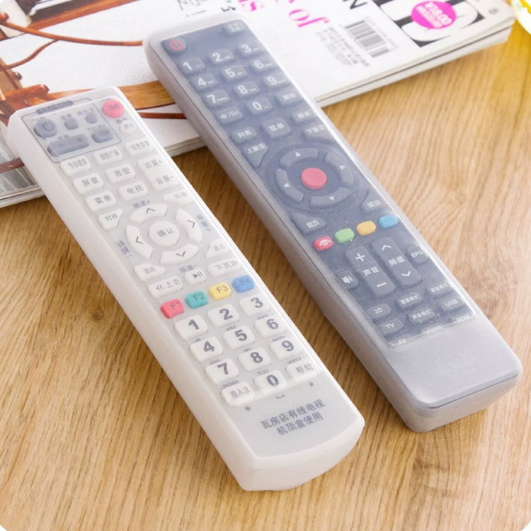 Transparent silicone remote control, TV, protective case, waterproof dust cover