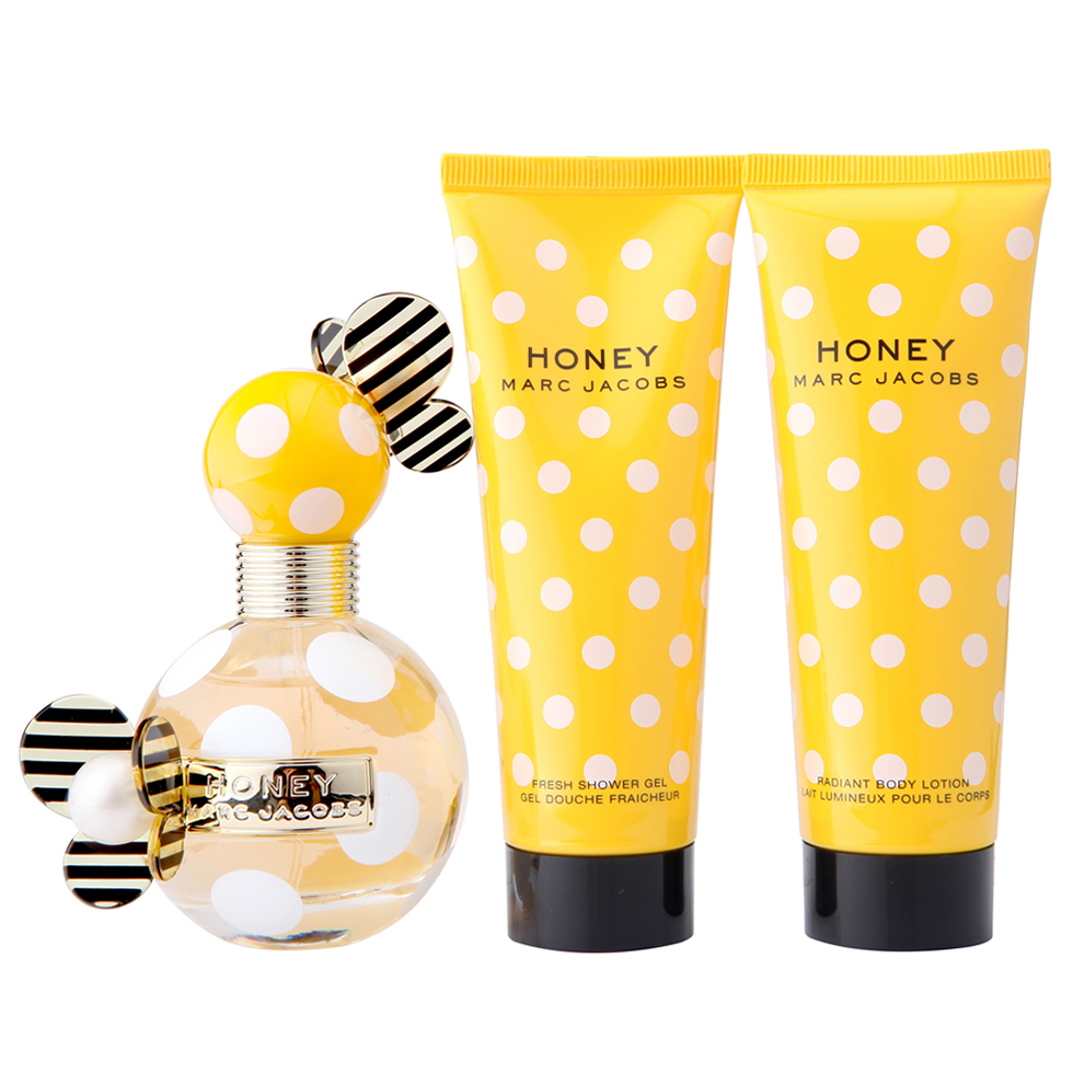 Marc Jacobs马克莫杰honey哈尼小蜜蜂女士香水身体乳沐浴组合50ml