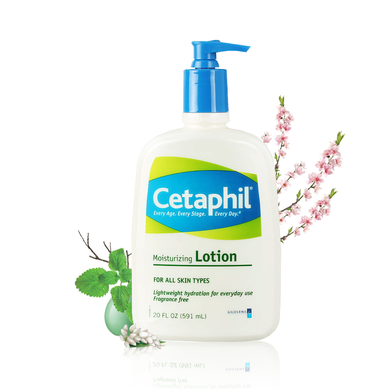 海外直邮Cetaphil丝塔芙保湿润肤乳液591ml 温和舒缓补水滋润保湿