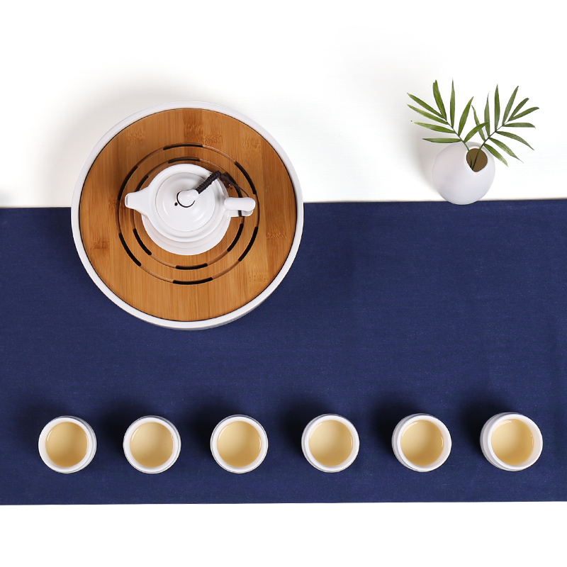 JiaXin up ceramic kung fu tea tea set rings tea tray dried bamboo mercifully tea set tea service