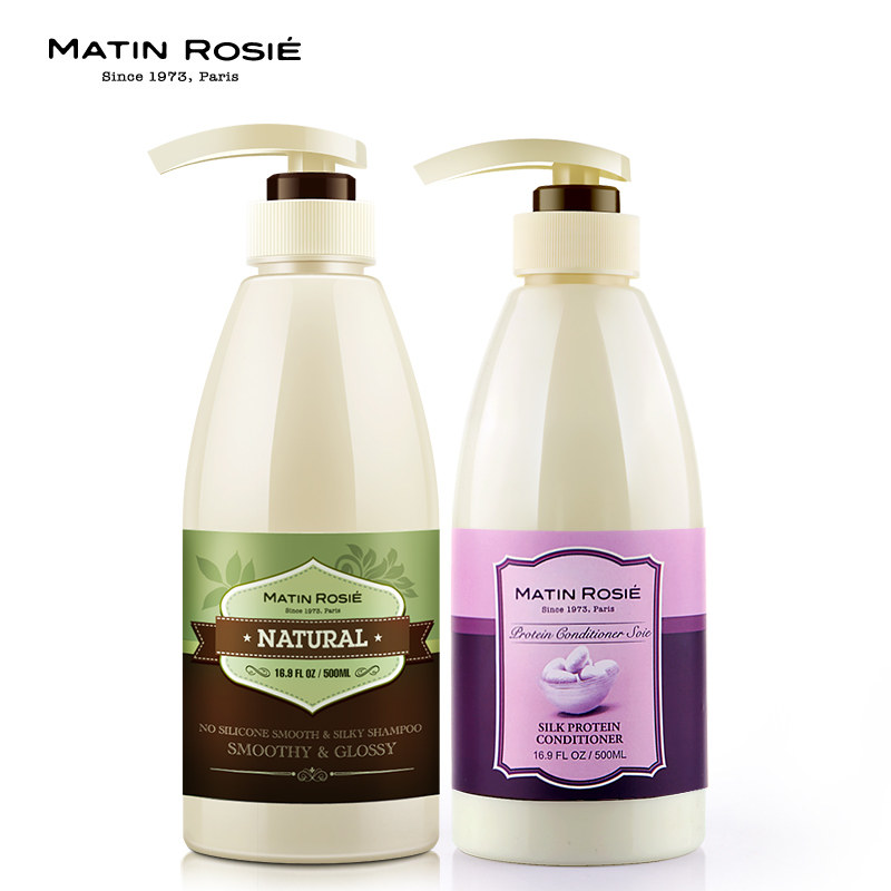 [新聚同步]无硅油柔顺丰盈洗发露+多倍滋润柔顺润发乳