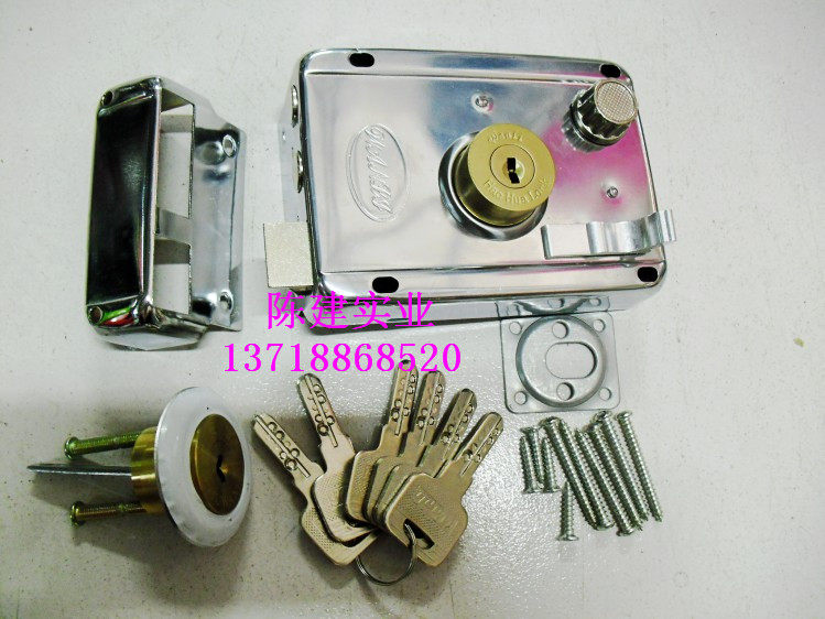 Anti-theft door lock external door lock idling lock core iron door wooden door lock compound door lock super B-level blade anti-theft lock