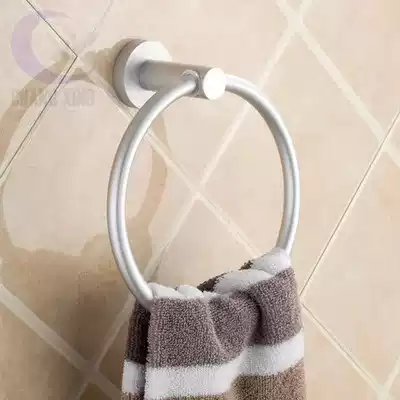 Chang Xing no-hole space aluminum towel ring towel hanging ring towel ring towel rack bath towel ring ring ring ring storage ring
