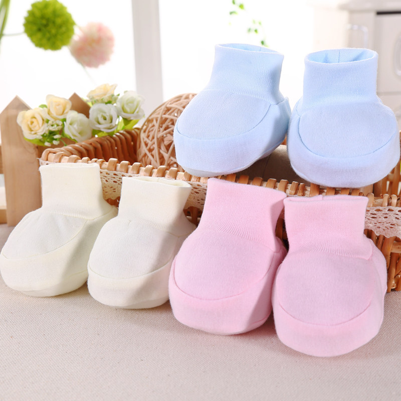【天猫超市】贝吻全棉婴儿护脚套款宝宝脚套纯棉护脚套宝宝袜6012