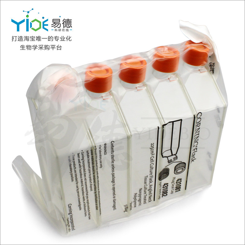 Corning  225cm细胞培养瓶,密封盖,TC处理 [康宁 431081] 5个/包