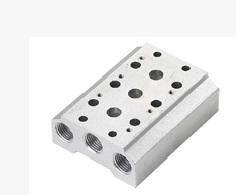 4V210-08 solenoid valve gas circuit board pneumatic valve plate 200 valve plate mounted solenoid valve plate confluence plate 4M310