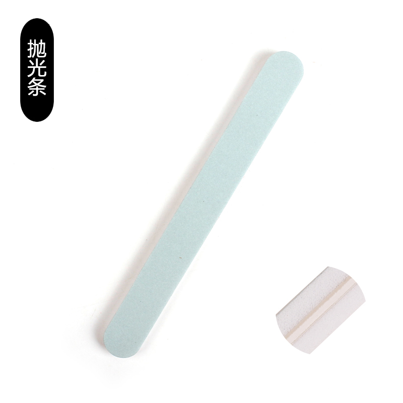 美甲工具产品增加光泽度修整指甲抛光海绵挫条批发