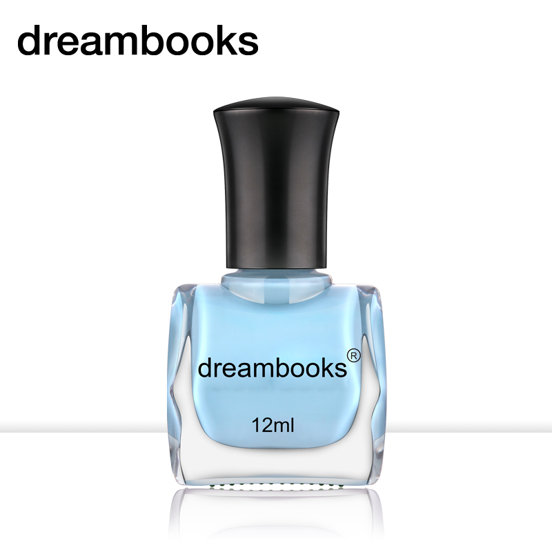 dreambooks 无毒水性可剥指甲油 奶蓝色淡蓝 持久亮丽可撕12ml