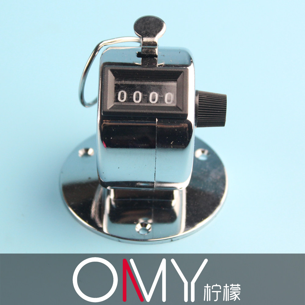 四位数机械式手动金属计数器 计数器 CMB-101细胞计数器 带底座