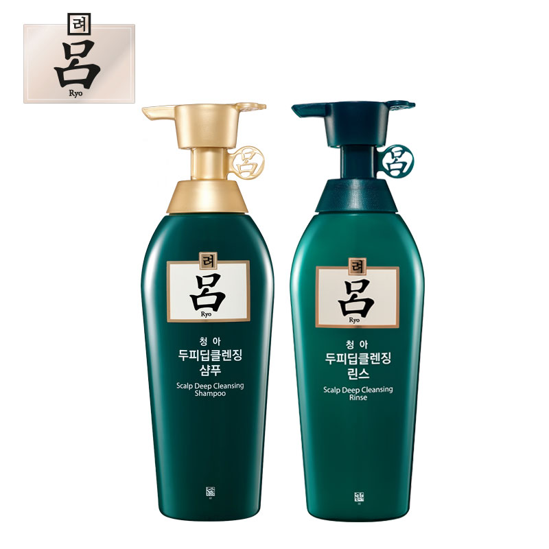 韩国爱茉莉 绿吕 舒盈清润清爽控油400g+400ml洗护套装