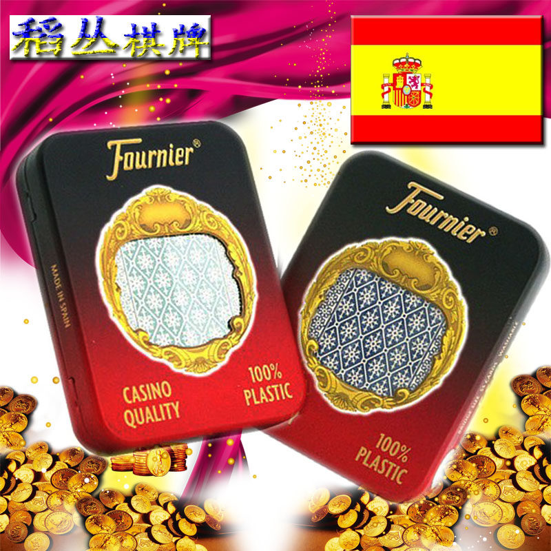 Spain Fournier Full Plastic Poker Brand PVC Matte Plastic Brand S211 Original Hot Sale