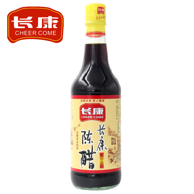 【天猫超市】长康陈醋500ml调料 酿造食醋清香浓郁 家庭厨房必备