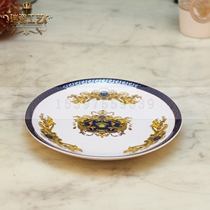ktv fruit plate ceramic small fruit plate luxury snack plate small fruit plate club table top decoration utensils