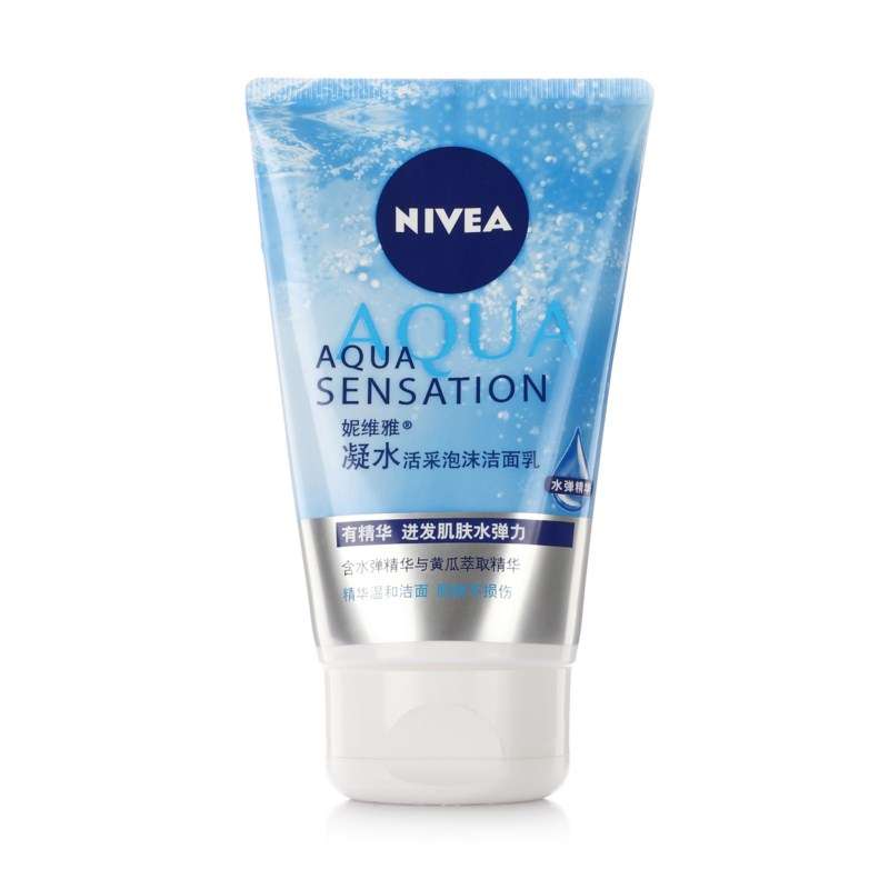 Nivea/妮维雅【苏宁易购】妮维雅凝水活采泡沫洁面乳100g