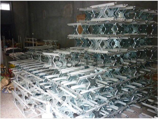 Truss aluminium alloy truss aluminium alloy folding truss folding truss gantry frame background wall 