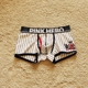Quần lót nam sọc bông eo thấp Sexy Boxer tóm tắt thể thao Loose Four Corners Men 1 Piece quan lot Vòng eo thấp