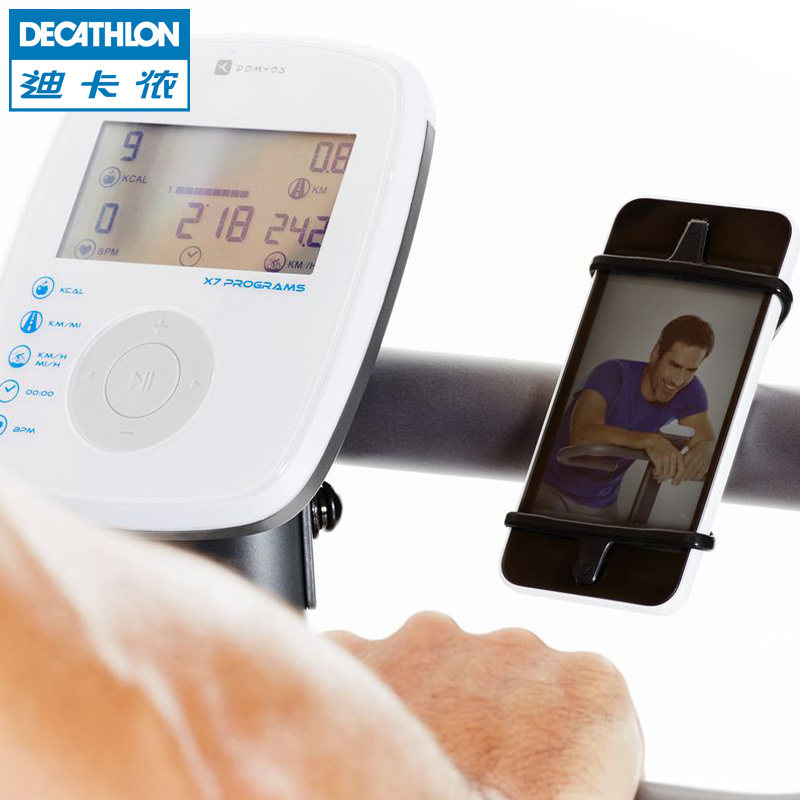 迪卡侬 智能手机架适合健身自行车等的手机固定器 DOMYOS EQ