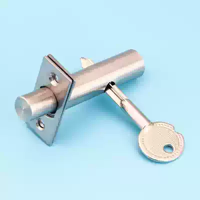Fire prevention door invisible lock channel pipe well lock hidden aisle bolt lock escape Bolt maintenance security door lock