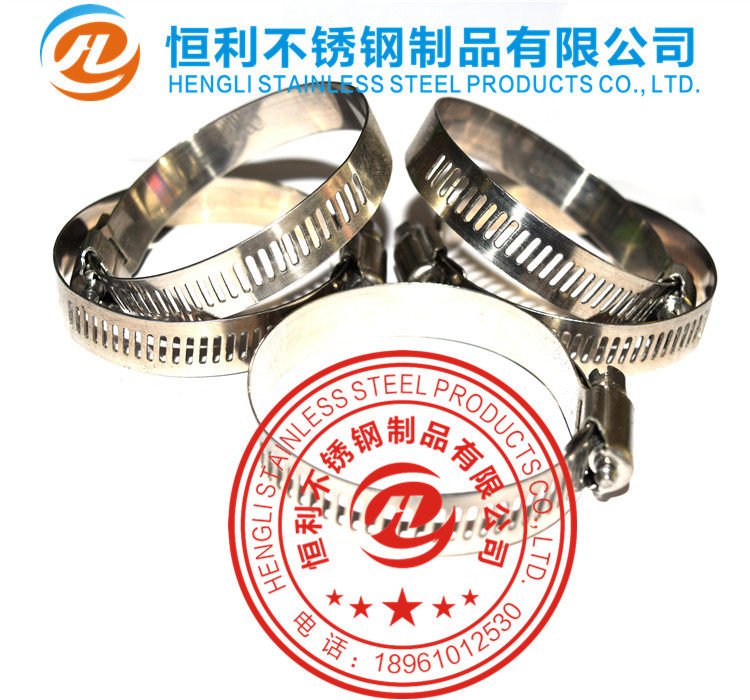 Throat Hoop 201 Stainless Steel Throat Hoop Pipe Clamp Clamp Hoop Pipe Clamp Factory Outlet