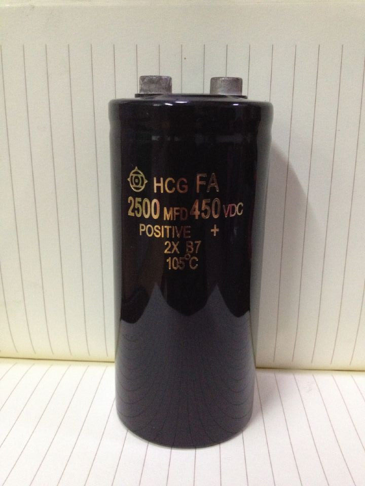 Hot sale Japan Hitachi 450V2500UF inverter aluminum electrolytic capacitor 450V2200UF warranty 1 year
