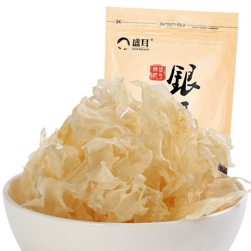 【天猫超市】盛耳原色银耳花 50g/袋 白木耳花丑耳雪耳无添加