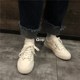 Qiqijia 2023 Spring New Versatile Korean White Shoes Women's Flat Basic White Shoes Casual White Shoes