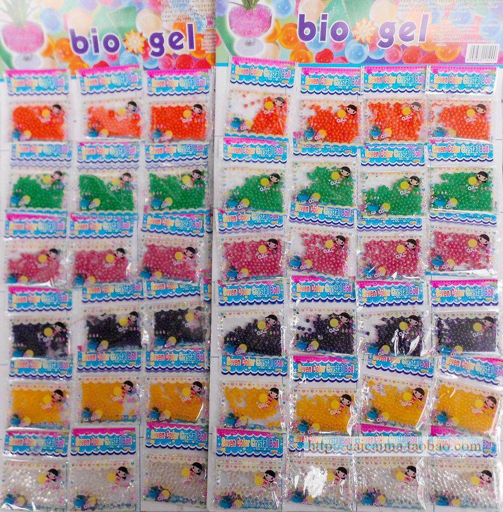 Soilless flower crystal mud, crystal soil crystal ball, it doubles when it encounters water, a good partner of magic beans