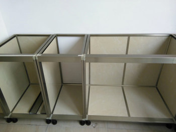Ceramic tile cabinet aluminum alloy frame thickened ceramic balcony