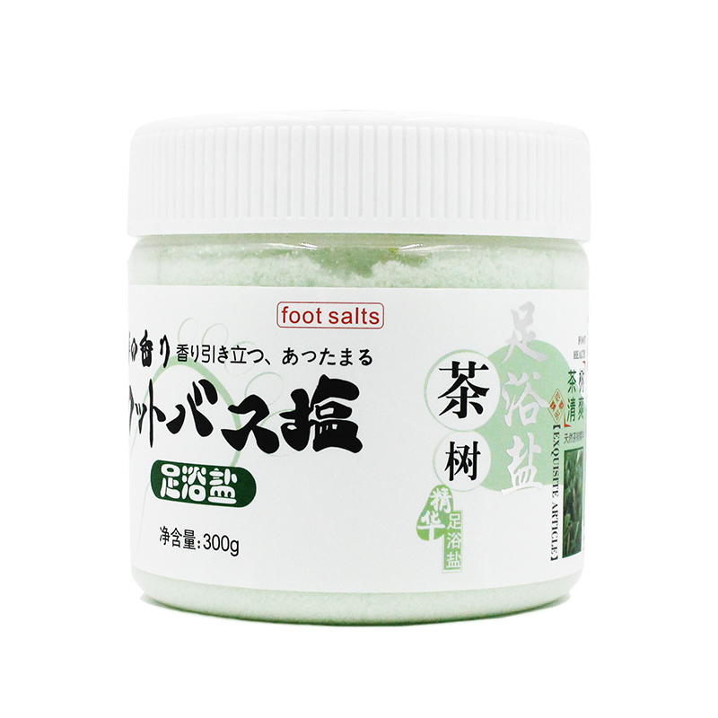 千草妍茶树足浴盐 足盐 泡脚盐泡脚粉 足浴粉 正品